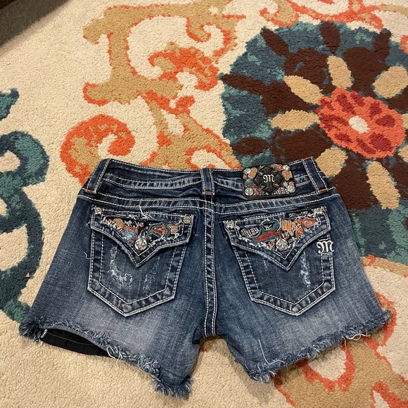 Miss Me Pants - Miss Me Stylish Embroidered Denim Shorts